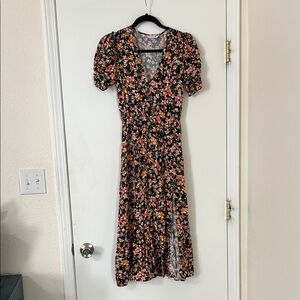 Floral V-Neck Dress
